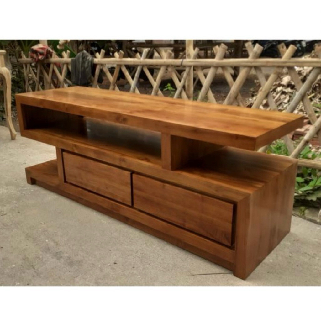 bufet tv kayu jati bufet tv minimalis jati bufet tv