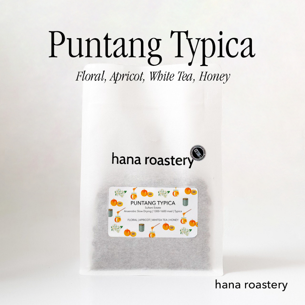 

Puntang Typica Micro Lot - Anaerobic Slow Drying Natural - Hana Roastery - 150 gram