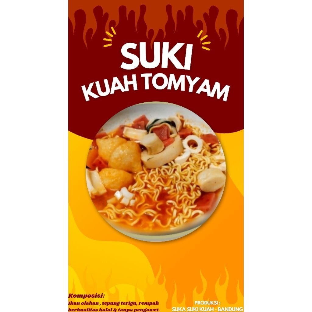 

PROMO !!! Suki Kuah Tomyam Instant