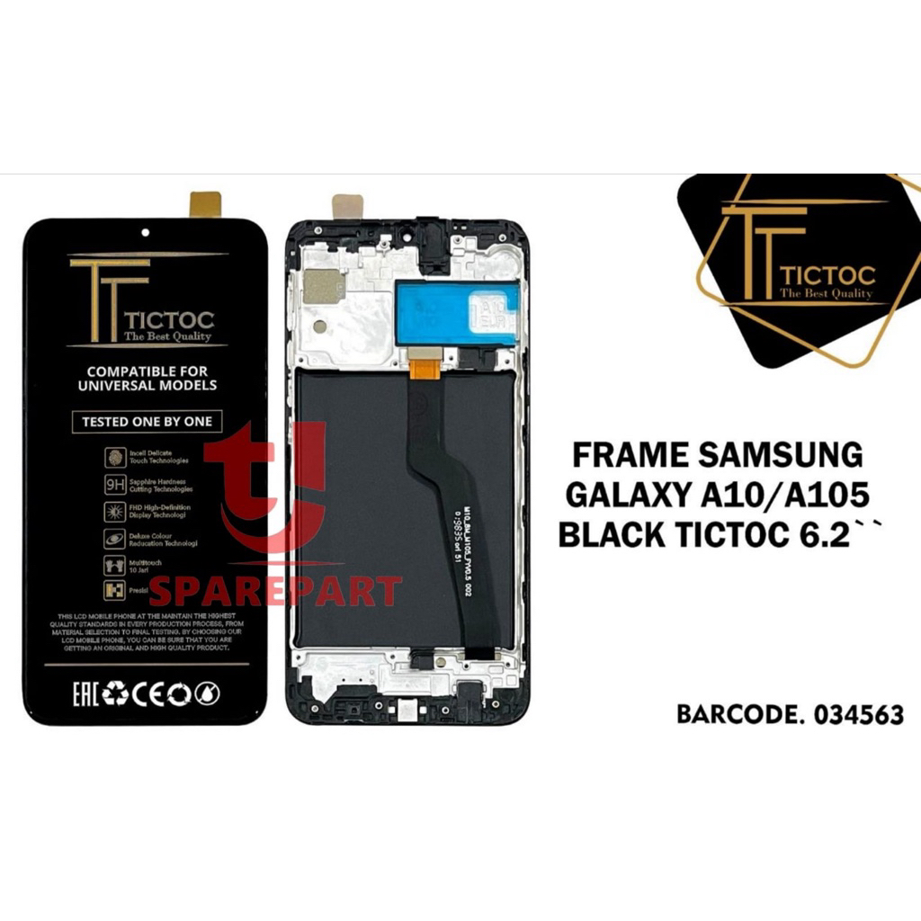 LCD TC + FRAME SAMSUNG A10 / A105 / TICTOC QUALITY