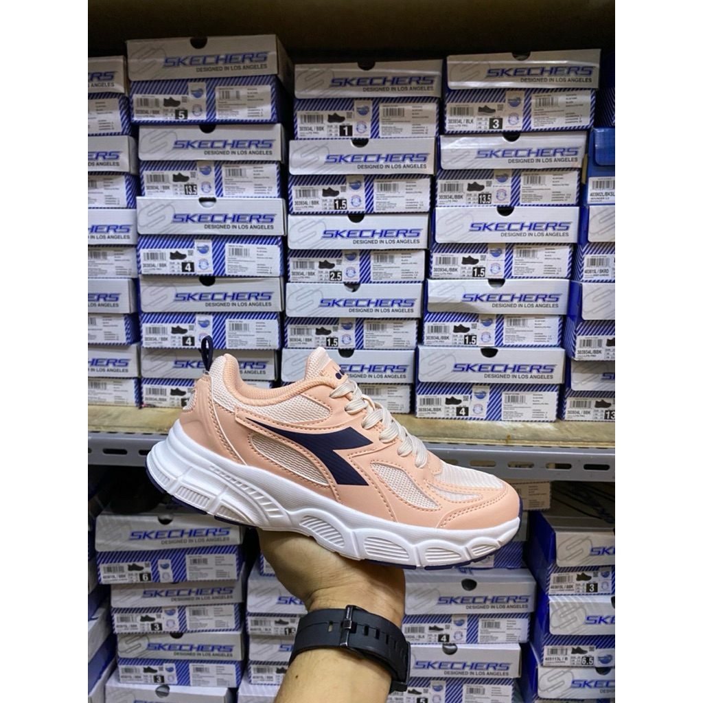 Sepatu Diadora original wanita/ Diadora Nobita womens sneakers shoea-pink