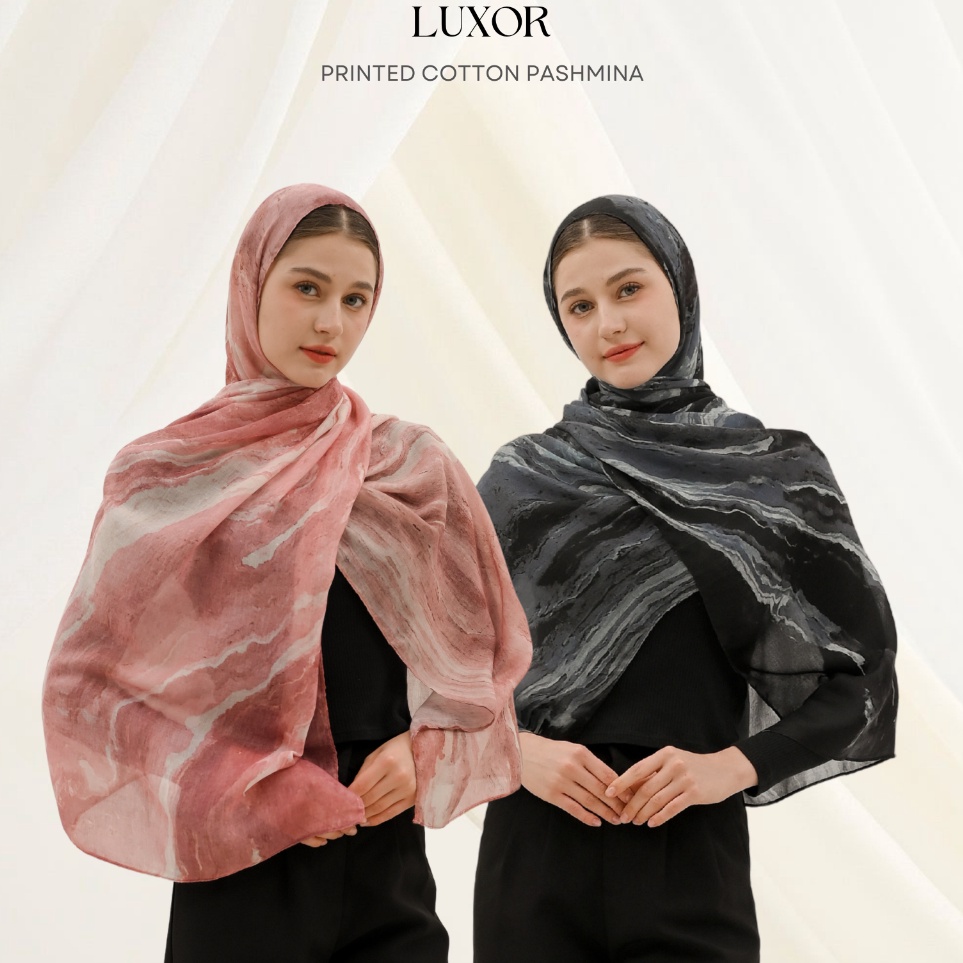 LUXOR Printed Cotton Modal Pashmina