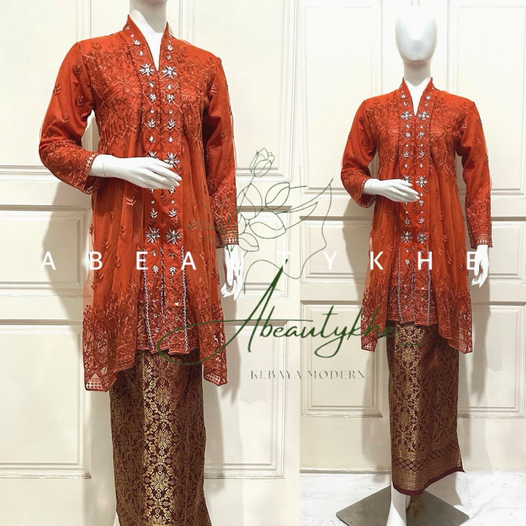 Kebaya Floy Tunik Payet - Kebaya Tunik Payet - Kebaya Modern - Kebaya Payet Modern - Kebaya Wisuda M