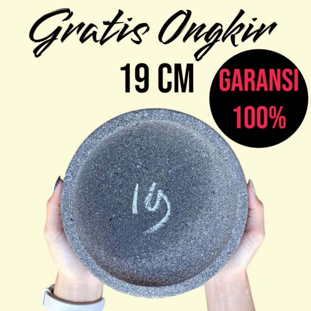 cobek batu asli muntilan magelang