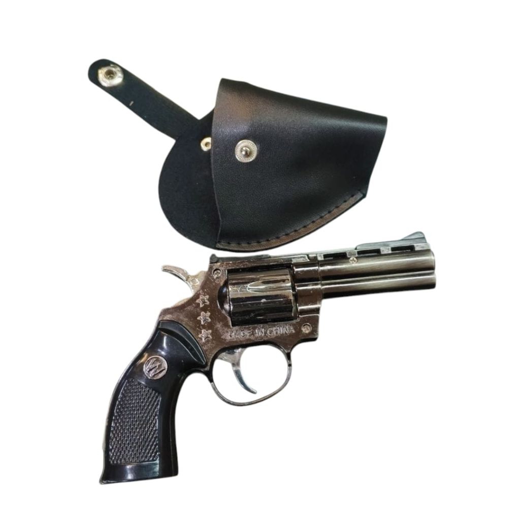 KOREK API UNIK, KOREK API MODEL PISTOL,KOREK API GAS PISTOL Revolver Tampa sarung