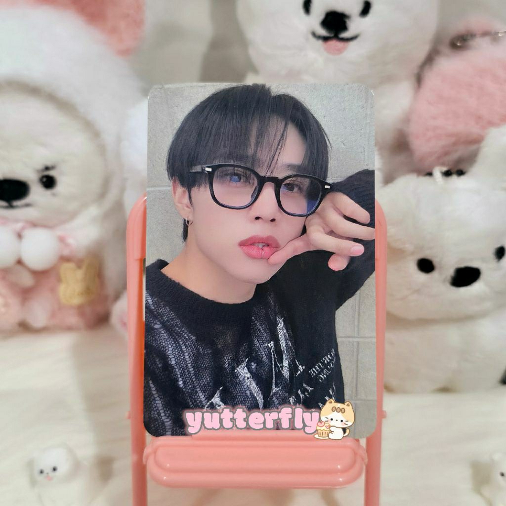 photocard sunwoo phantasy pt.3 pob preorder benefit glasses & lip piercing photocard sunwoo the boyz