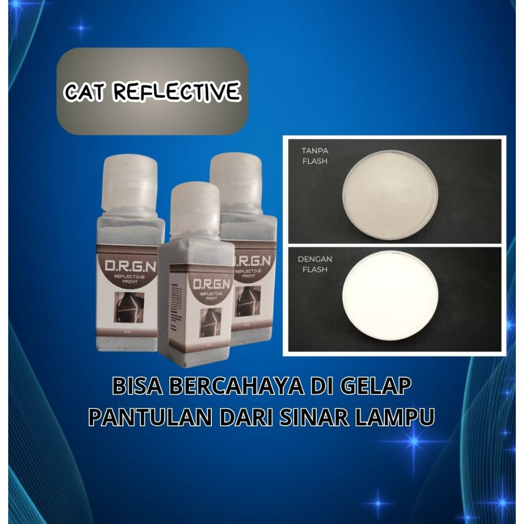 

Cat Reflektive Bisa Menyala dalam Gelap Cat Acrilic Cat Sepatu Tas Sablon Baju Menyala Cat Kanvas Cat Lukis