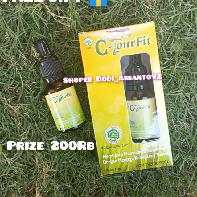 ORI c-yourfit / c yourfit / cyourfit obat tetes / obat herbal jamu tetes ori