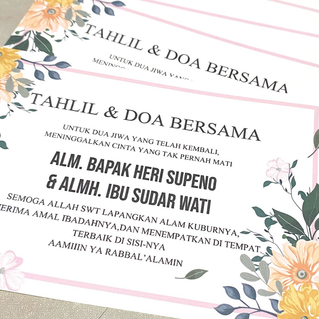 

STICKER TAHLIL/SYUKURAN/WALIMATUL