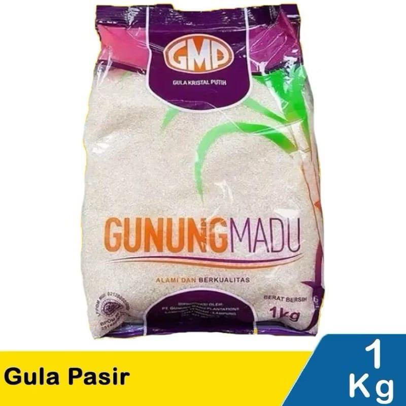 

GMP Gula Pasir 1kg Murni Tebu Pilihan Gunung Madu / Gula Pasir 1kg/Gmp Gula premium ukuran 1 kg