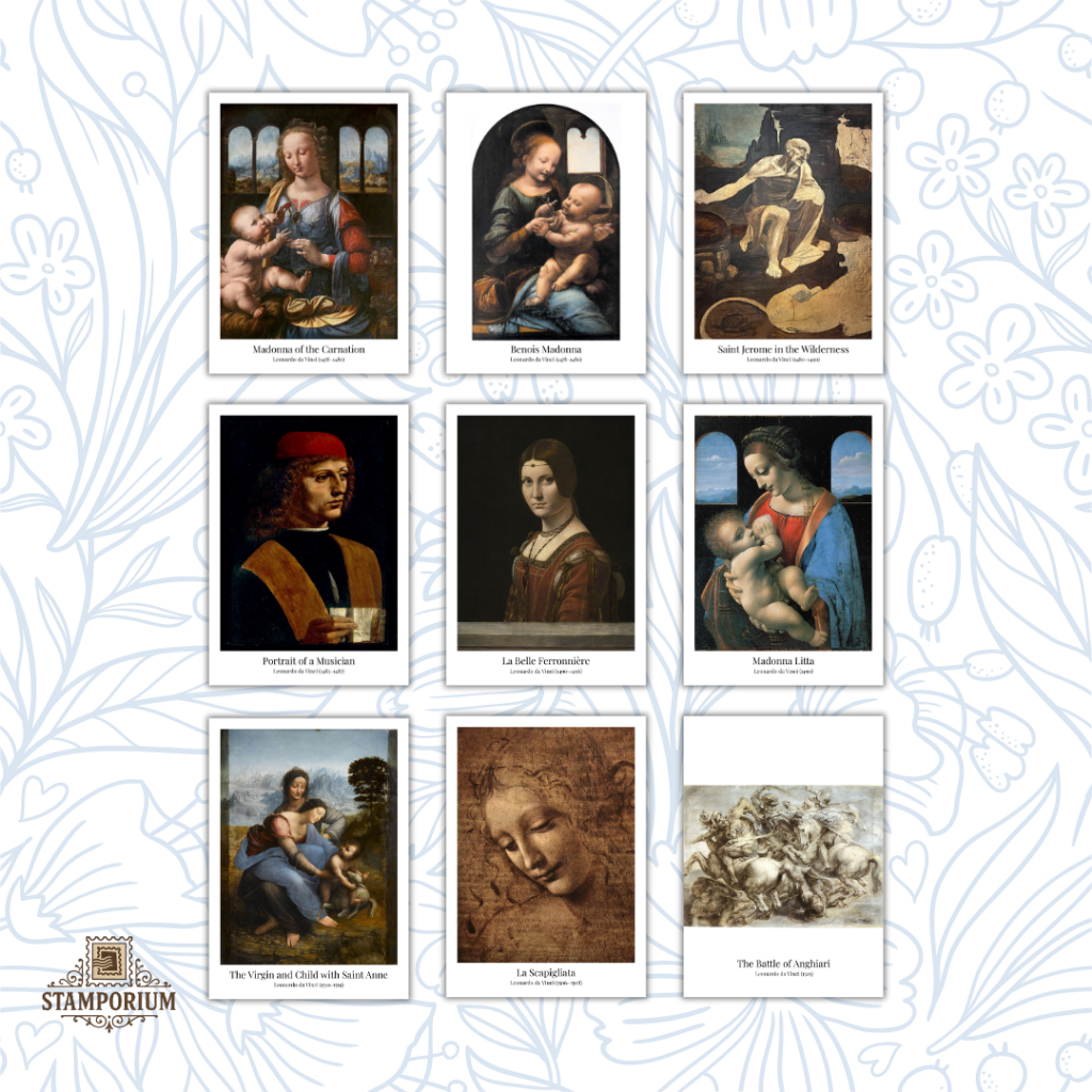 

STAMPORIUM | Kartu Pos / Postcard | Lukisan Leonardo da Vinci #2