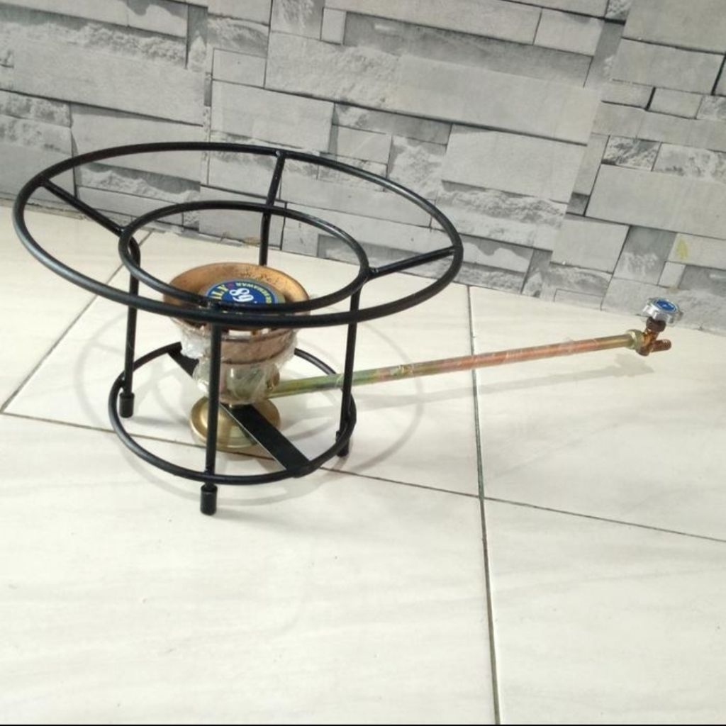 paket kompor semawar 768 plus tungku behel bulat besar