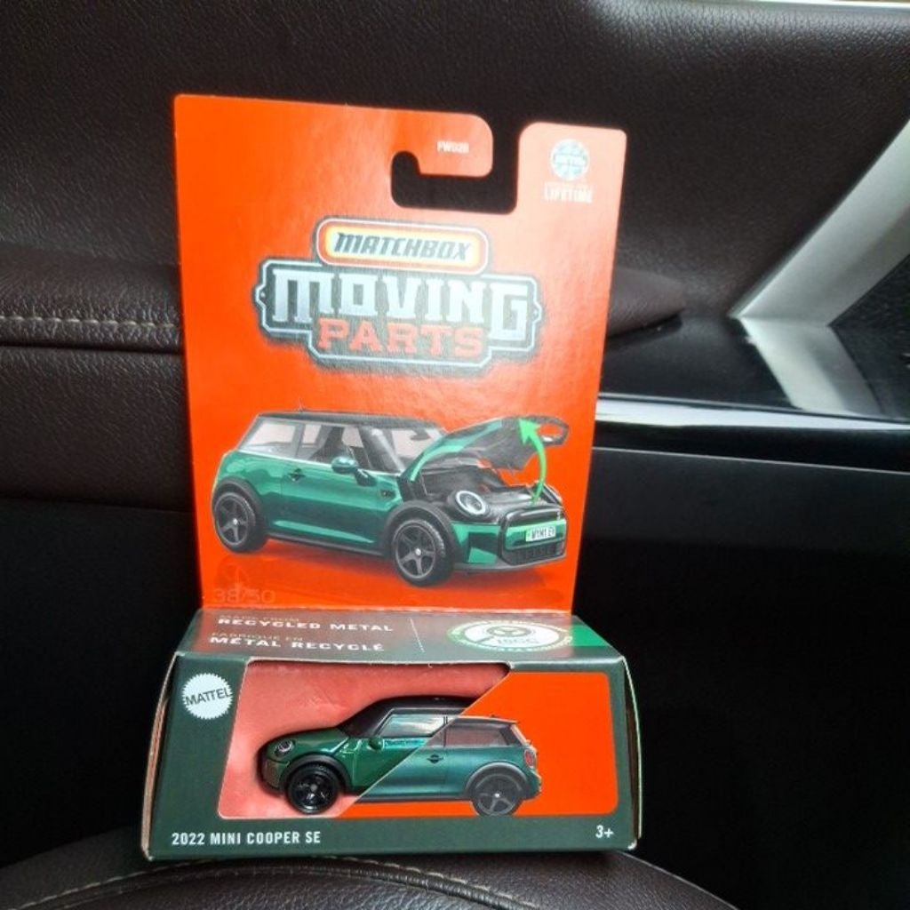 2022 mini cooper se matchbox moving parts
