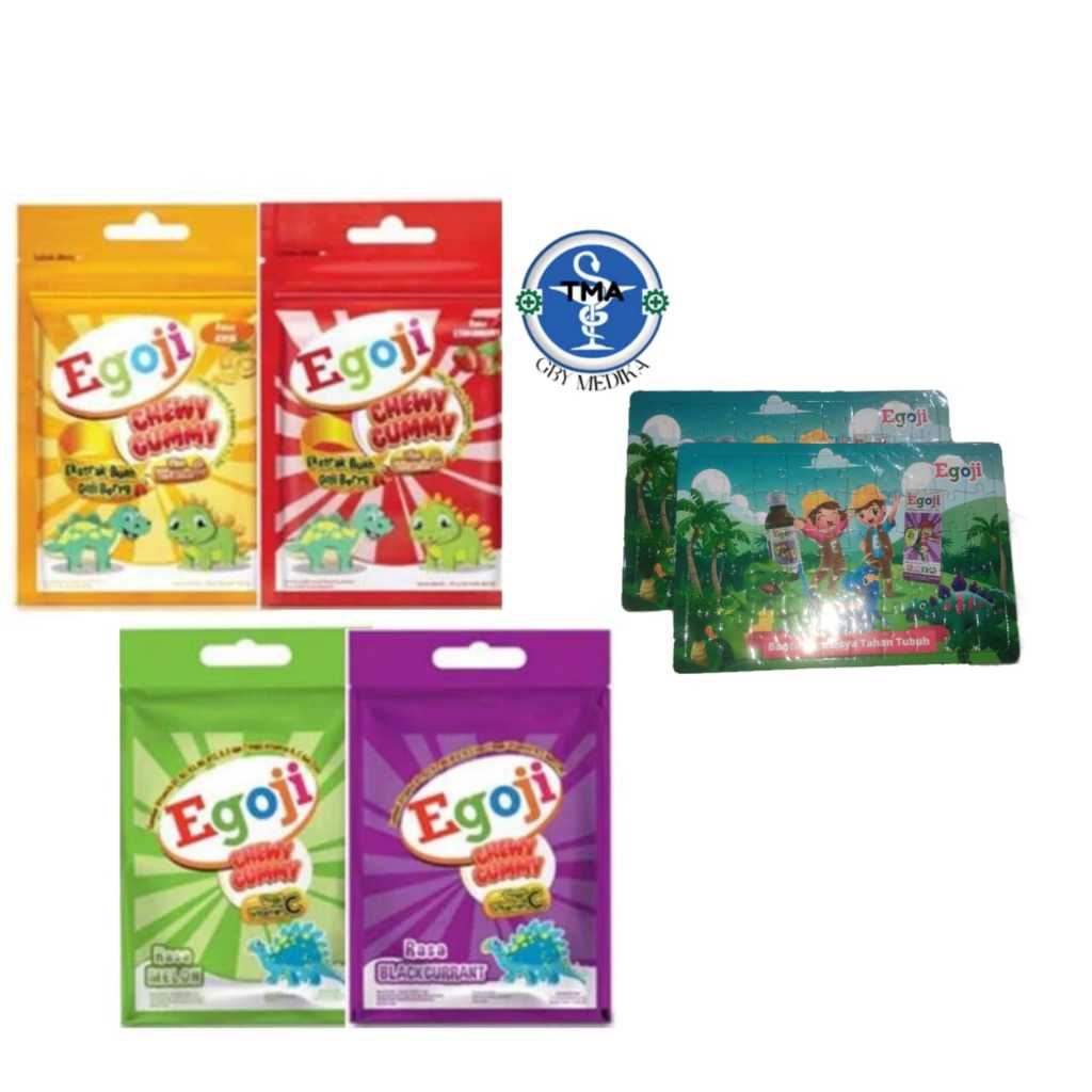 

Egoji Chewy Gummy Strawberry Leci Orange Blackcurrent