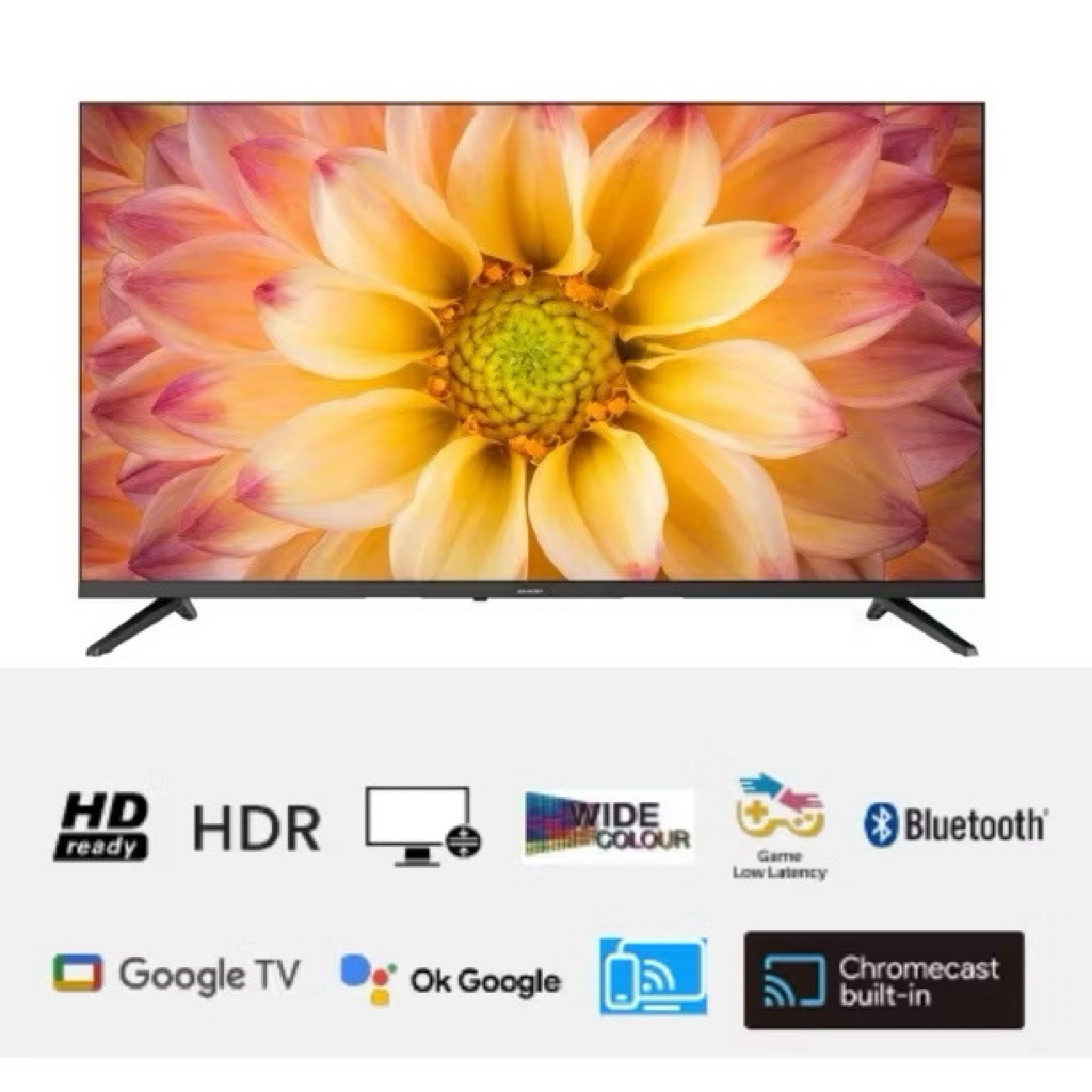 TV Sharp 43” GOOGLE TV ANDROID 2T-C43GH3000i