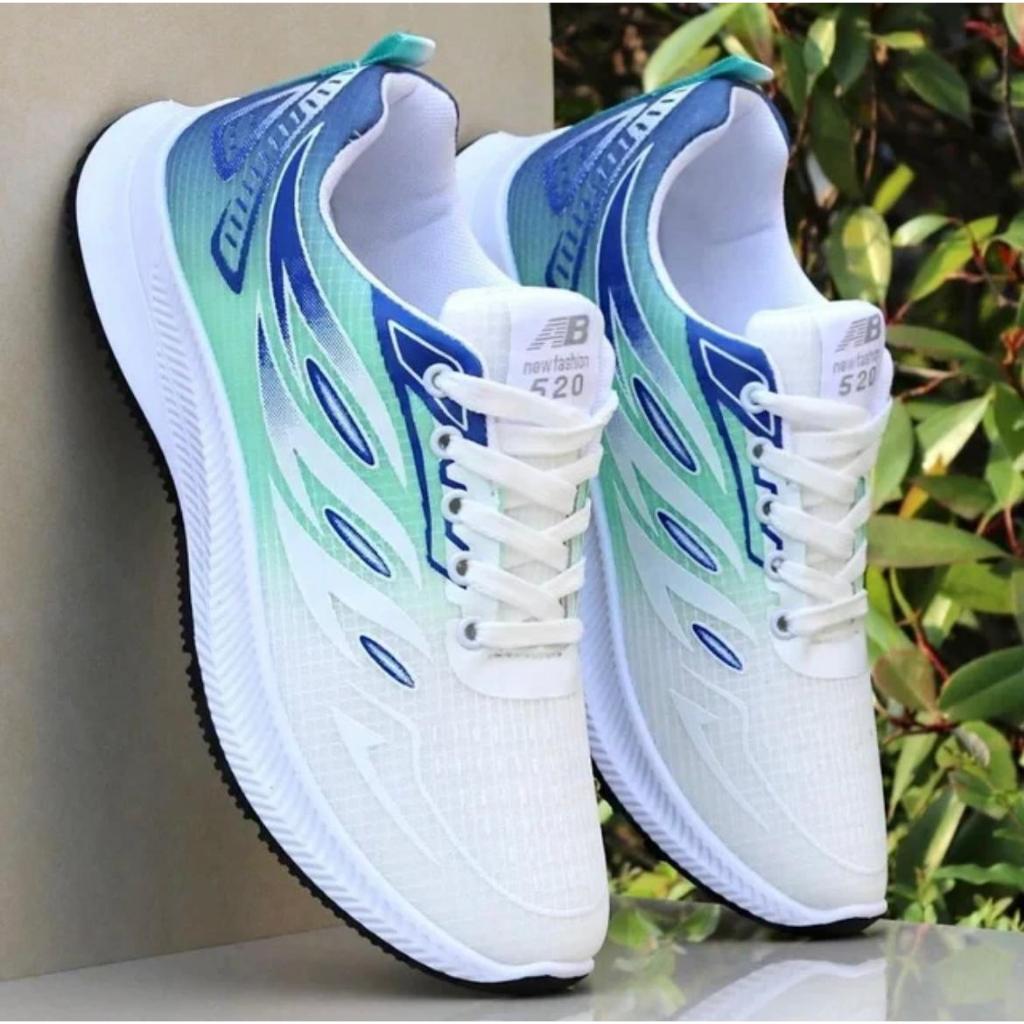 SNEAKERS TERBARU AB520 Sepatu Sneakers Pria AB520 Warna Orange Ukuran 36-43