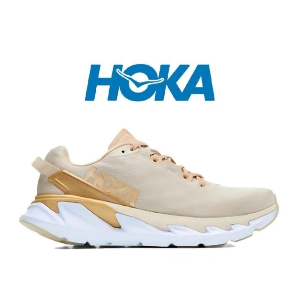 SEPATU HOKA ELEVON 2 ALMOND MILK WHITE