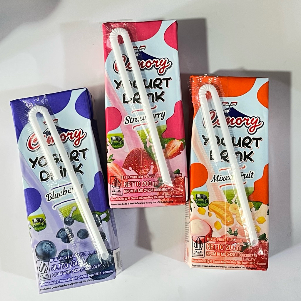 

Yogurt Drink Strawberry, Blueberry, & Mix Fruit | Minuman Yogurt