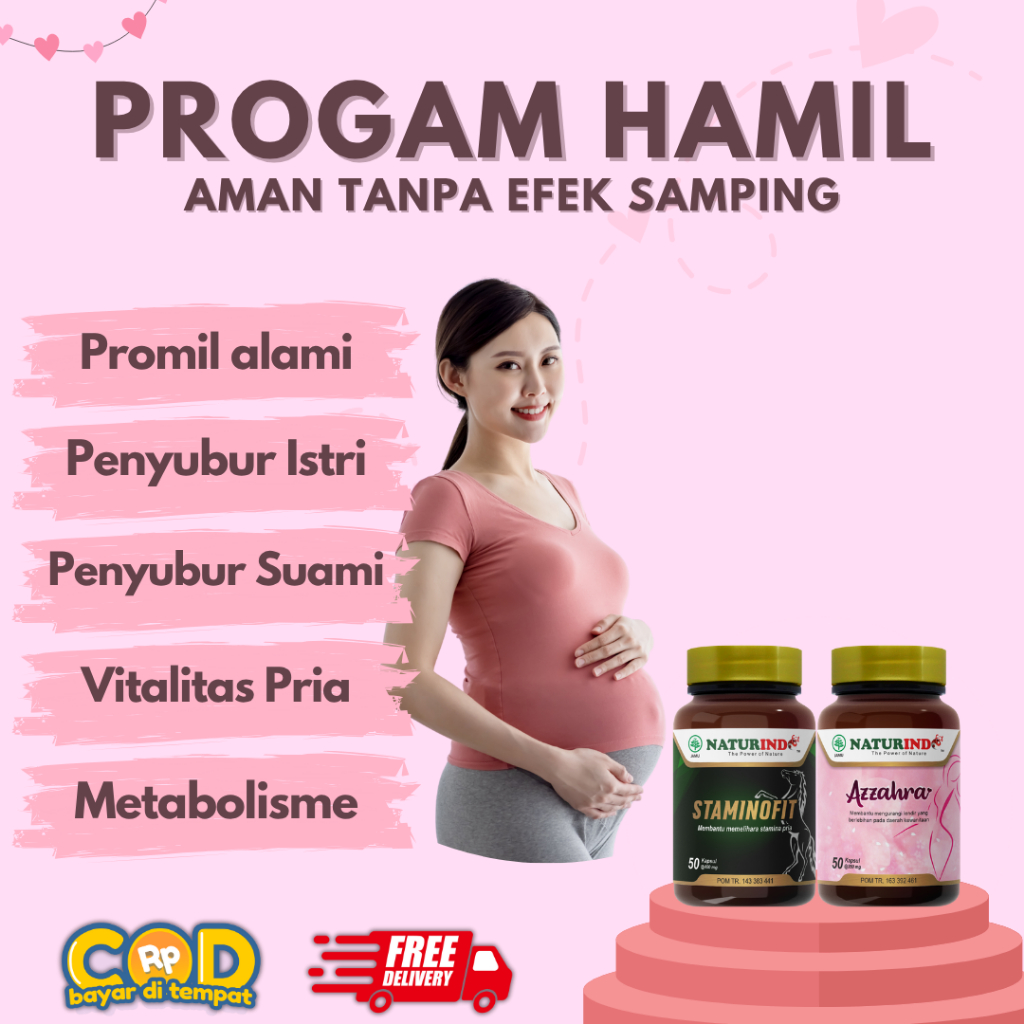 Jamu Progam Hamil Alami Pasutri Azzahra Staminofit Tanpa Efek Samping Naturindo