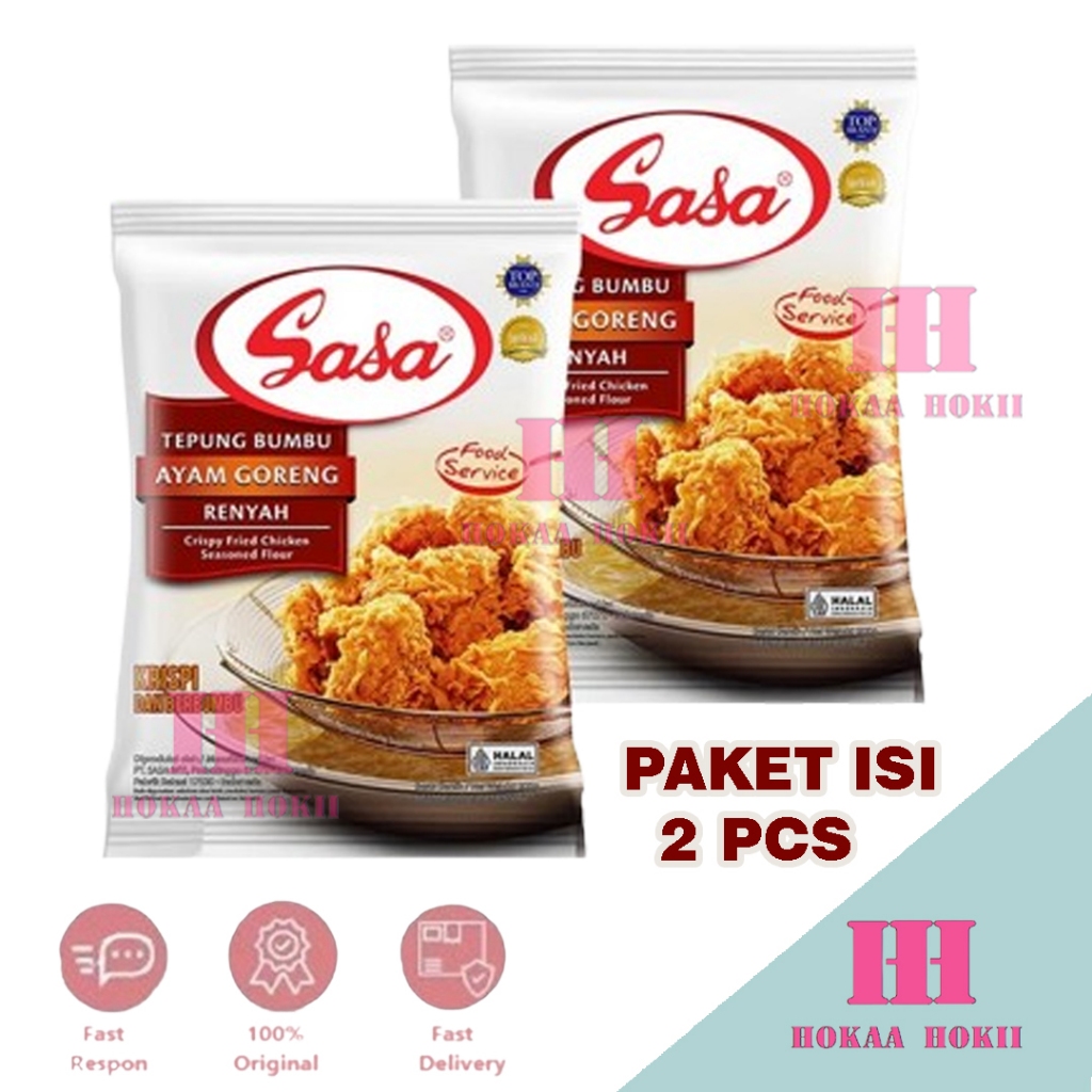 

Sasa Tepung Bumbu Ayam Goreng Renyah Spesial 900gr - 2pcs