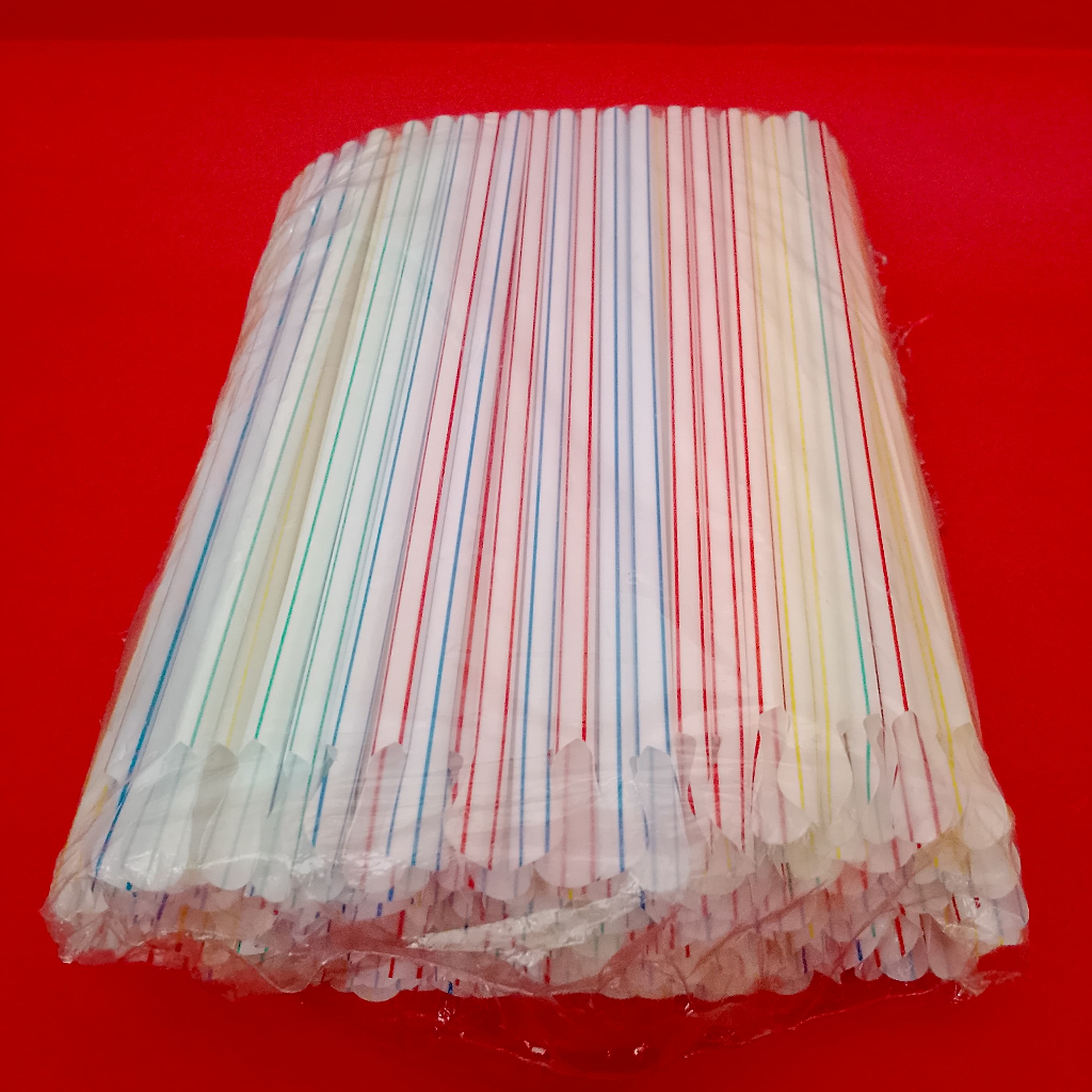 Sedotan Sendok Plastik / Sedotan Spoon /Sedotan Pop Ice / Sedotan Sendok Salur