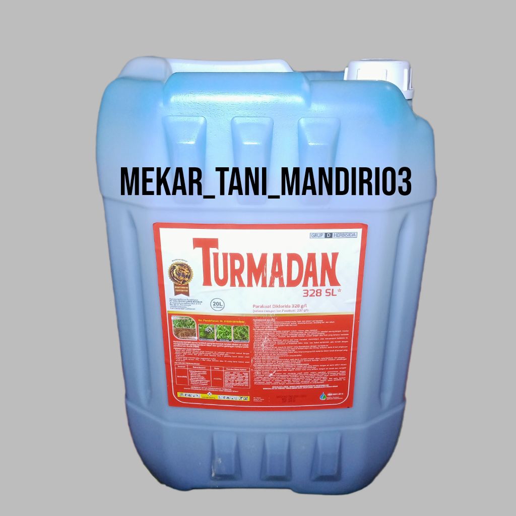 Herbisida Turmadan 328 SL 20 Liter--Racun rumput untuk mengendalikan gulma rumput liar dan pembasmi 