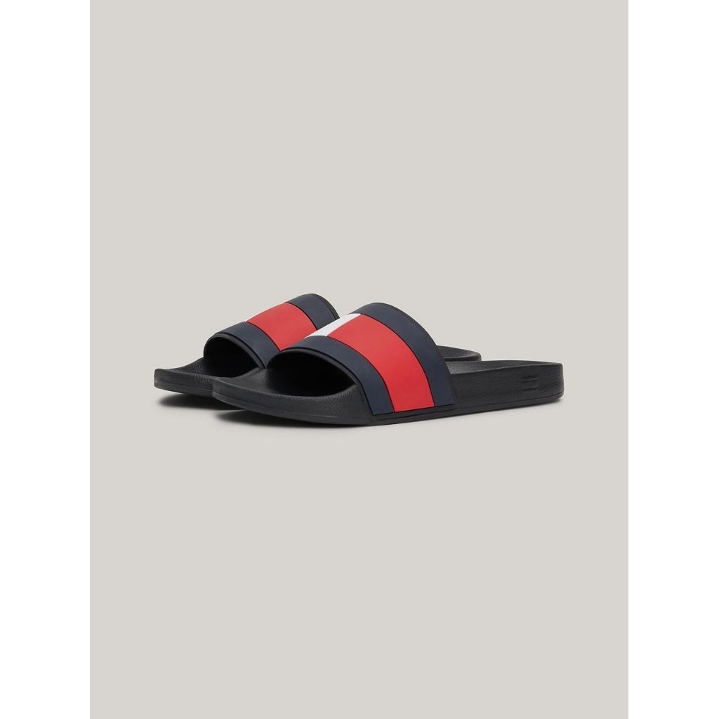 SANDAL PRIA ' TOMMY HILFIGER SLIDES COMFORT BLACK ORIGINAL