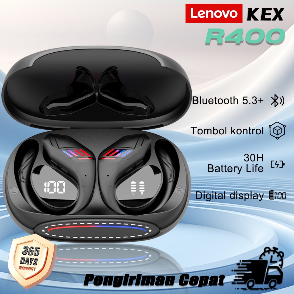 R400 Headset Bluetooth5.3+ Wireless Earphone Long Battery HiFi Waterproof Bass Earbuds