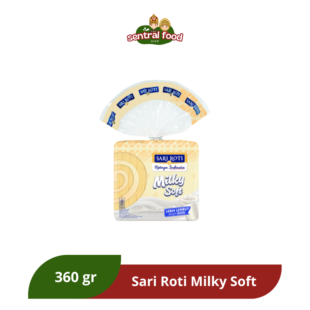 

Sari Roti Tawar Milky Soft 360 gr