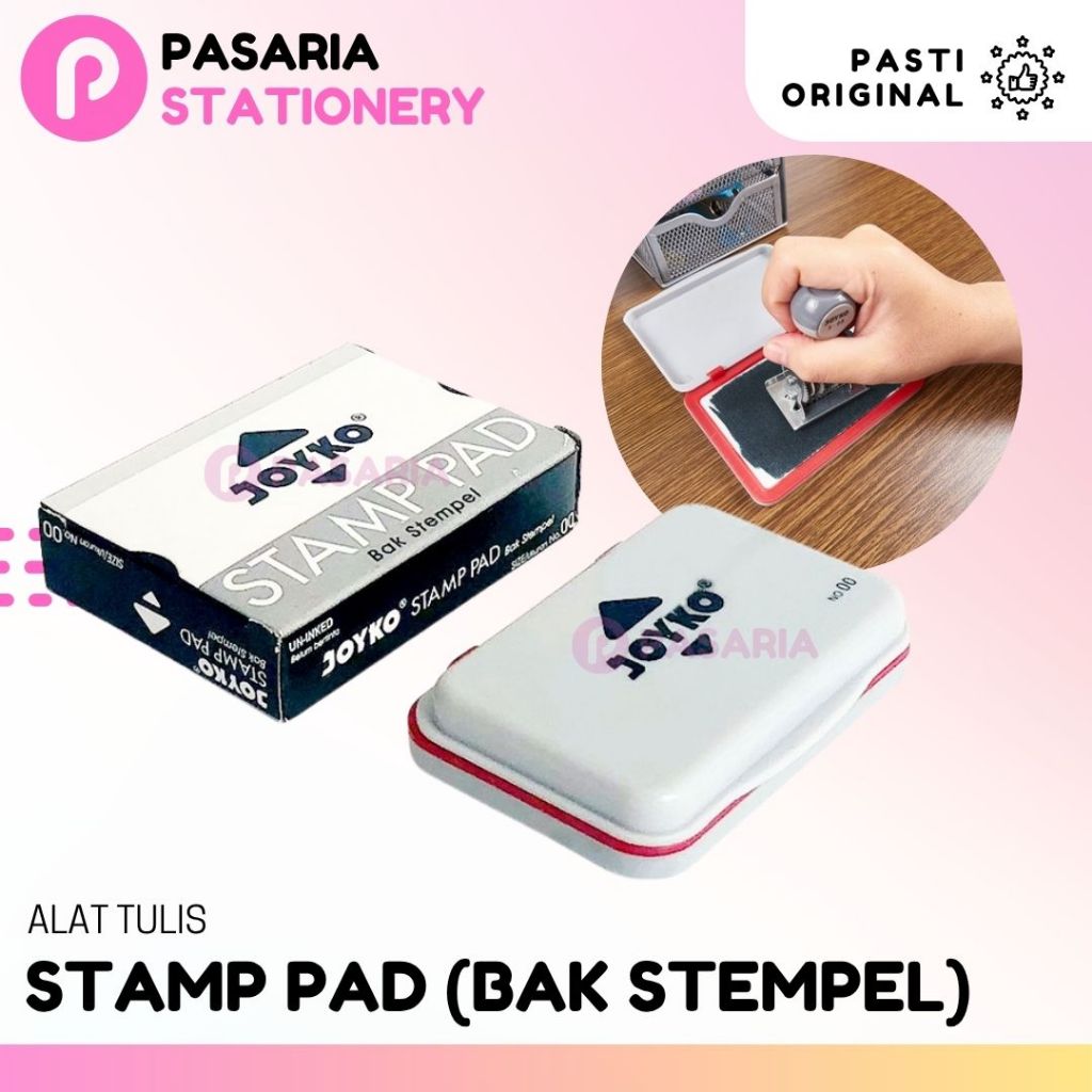 

Bak Stempel Kecil Stamp Pad Joyko No. 00 Isi Tinta Stempel Papan Stempel