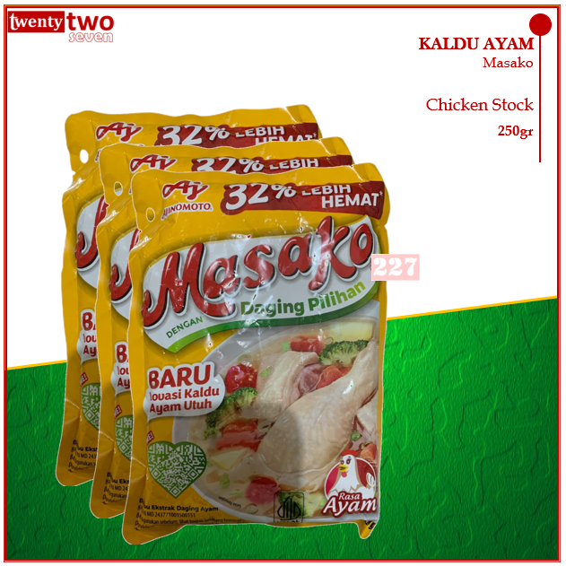 

Masako Kaldu Ayam Chicken Stock Penyedap 250gr