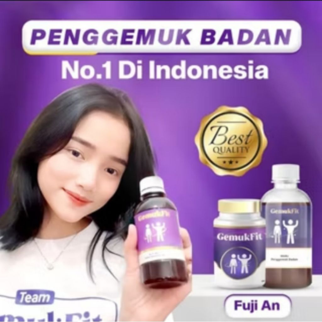 Terlaris Gemuk Fit Penambah Berat Badan - Kapsul Penambah Nafsu Makan Original