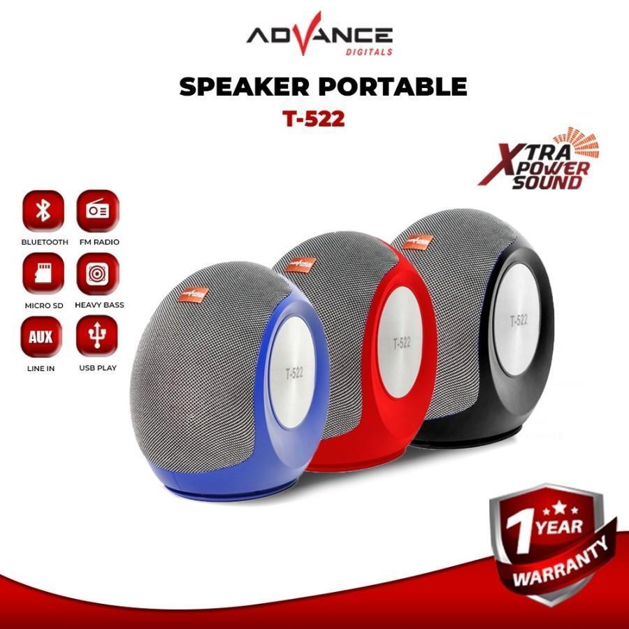 Advance Speaker Bluetooth T-522 dengan Bass Subwoofer
