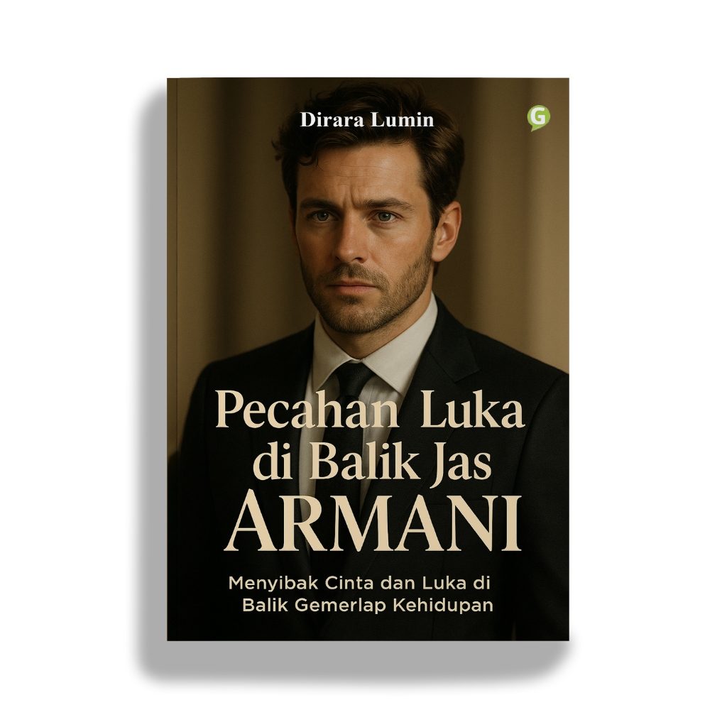 Buku Novel “Pecahan Luka dibalik Jas Armani” Penulis Dirara Lumin Penerbit Guepedia