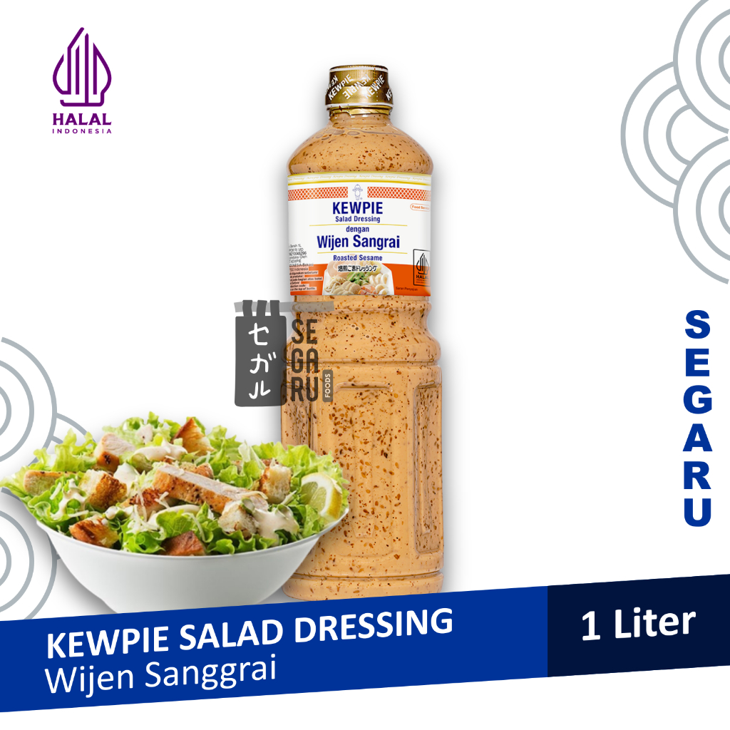 

KEWPIE Salad Dressing Roasted Sesame Wijen Sangrai 1 Liter
