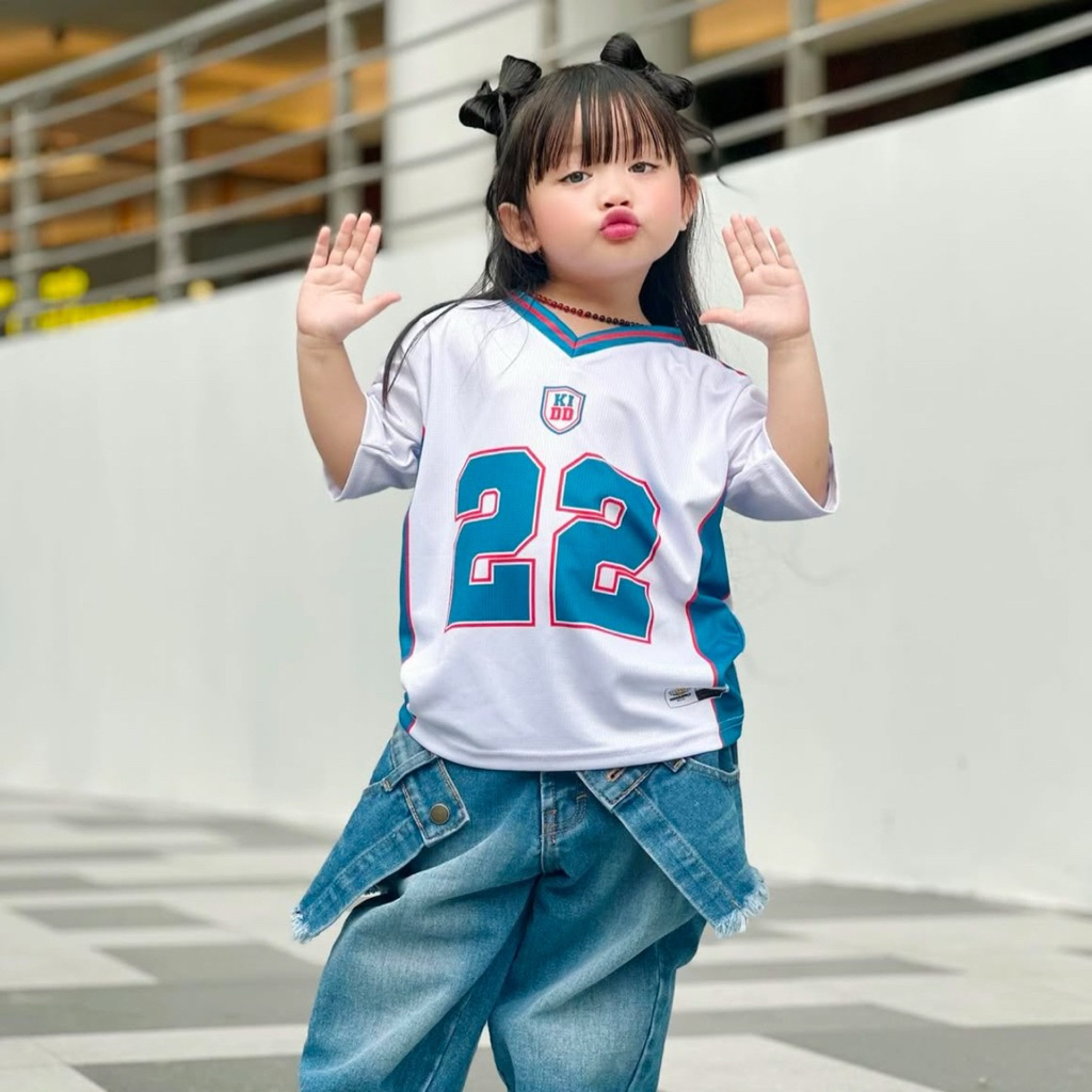 Jersey Kaos Tshrt  klambi Jersey  Anak Anak Laki Laki  Permpuan Cowok Cewek Custom Desgn Keren Bagus