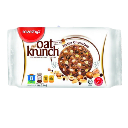 

MUNCHYS OAT KRUNCH NUTTY CHOCOLATE 208 GR 9556439890817