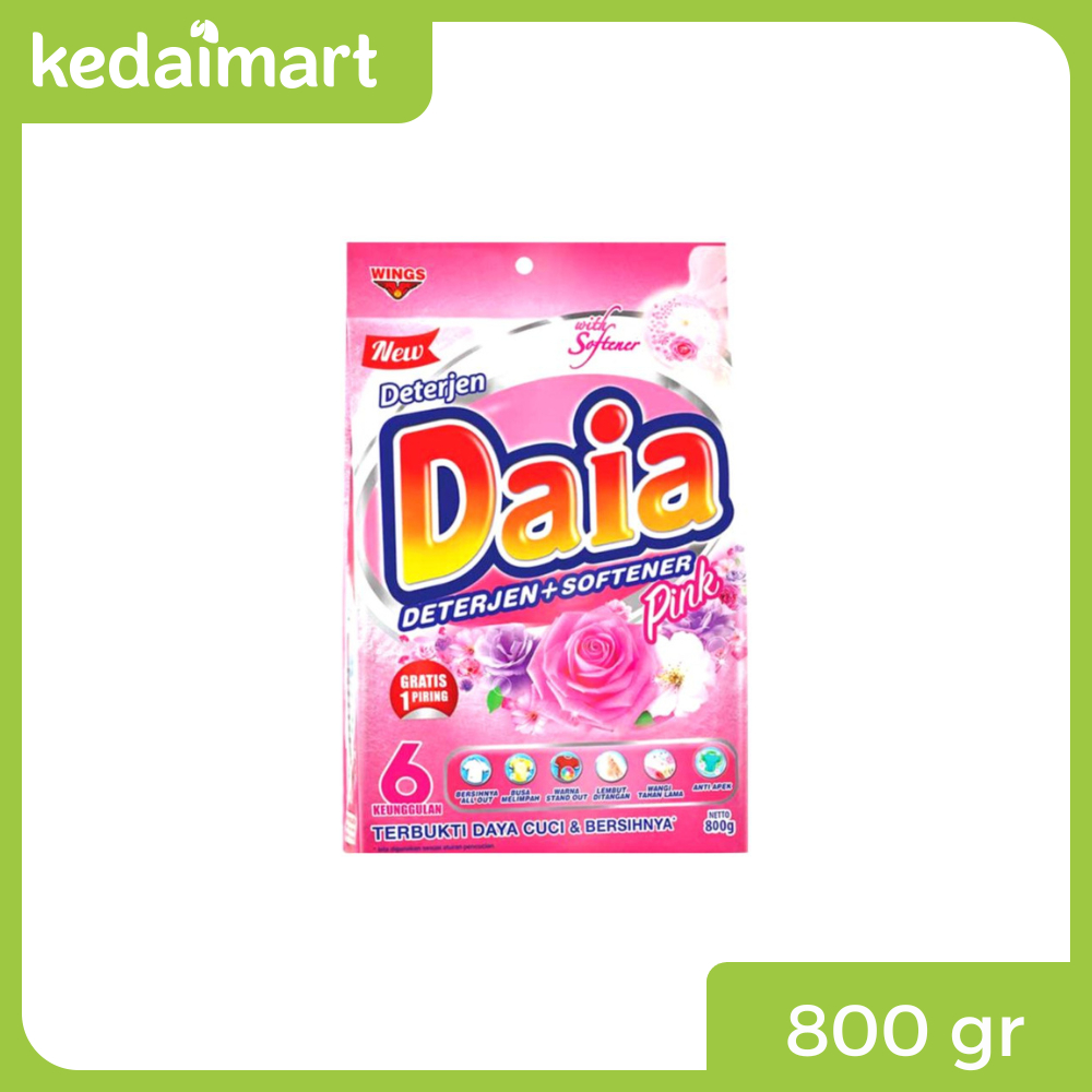 Daia Deterjen + Softener 850 Gram
