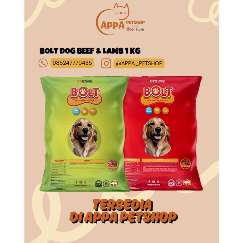BOLT DOG FOOD 1 KG