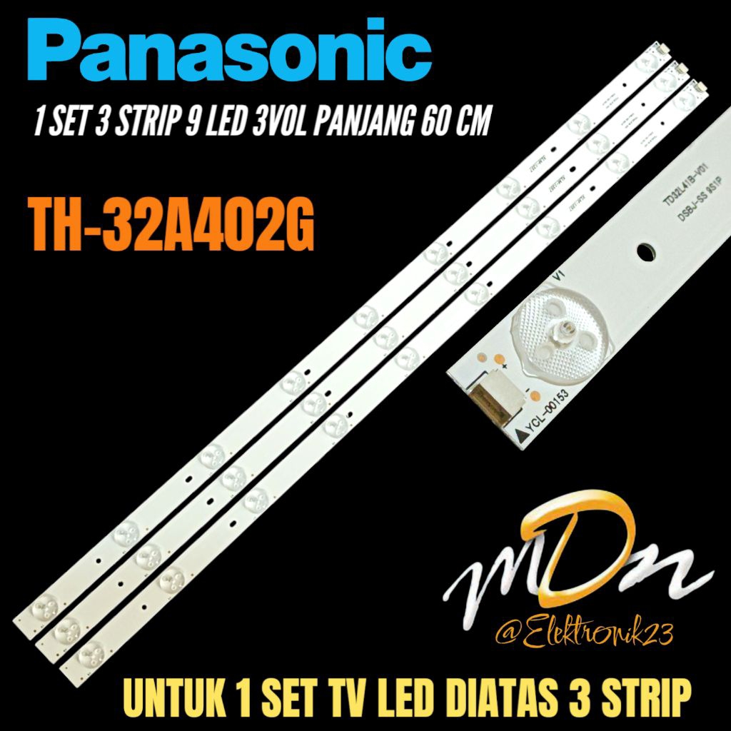 BACKLIGHT TV DAN PANASONIC 32 INCH TH-32A402G BACKLIGHT TV LED PANASONIC