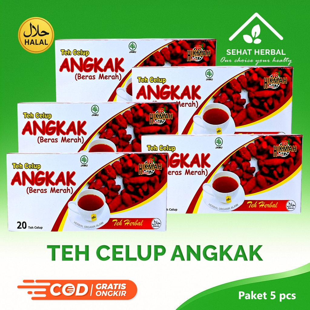 

Teh Celup Angkak 5 Pcs | Teh Beras Merah untuk Demam Berdarah Meningkatkan Trombosit