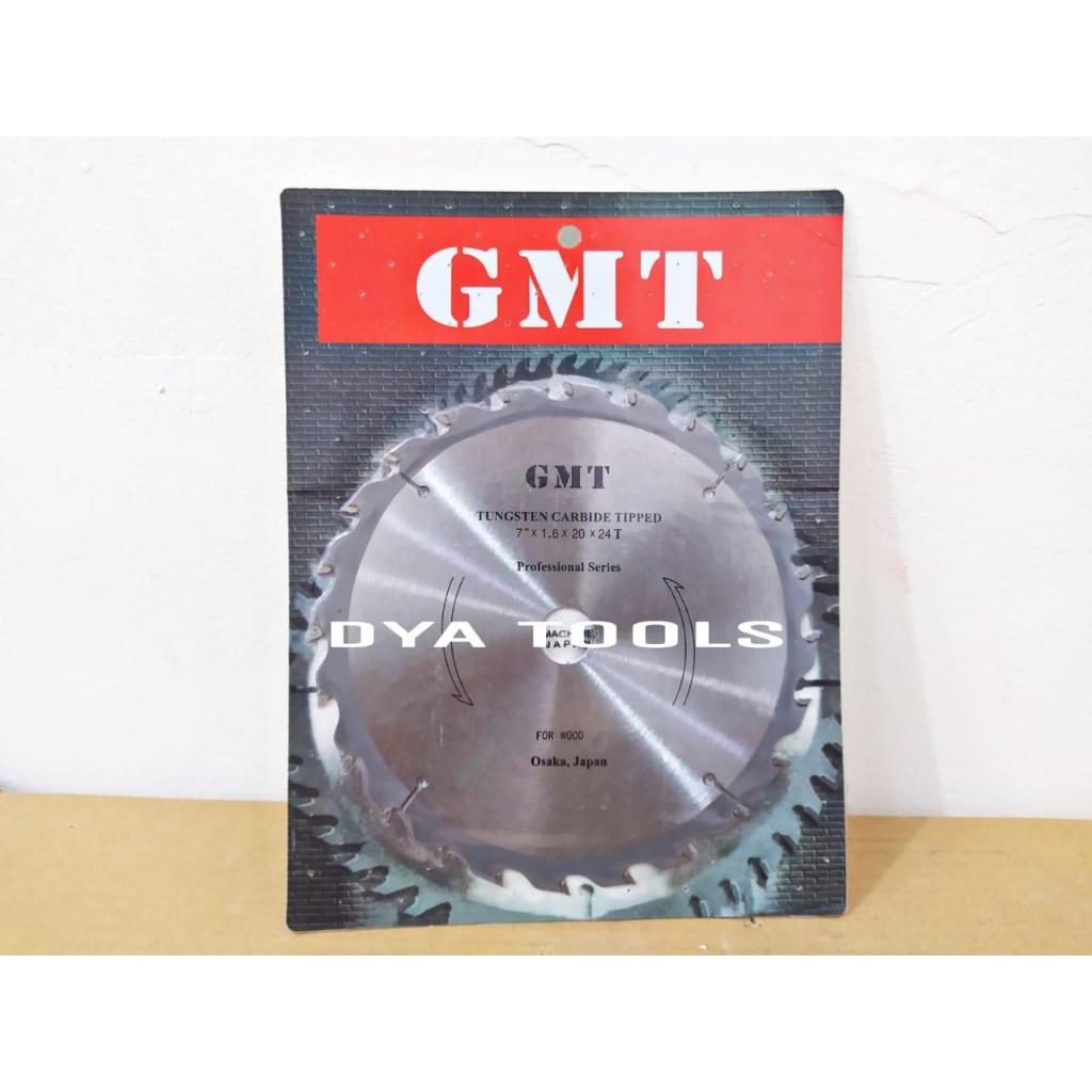 MATA CIRCULAR GMT 7 INCH X 24 T / CIRCULAR SAW BLADE /MATA POTONG KAYU