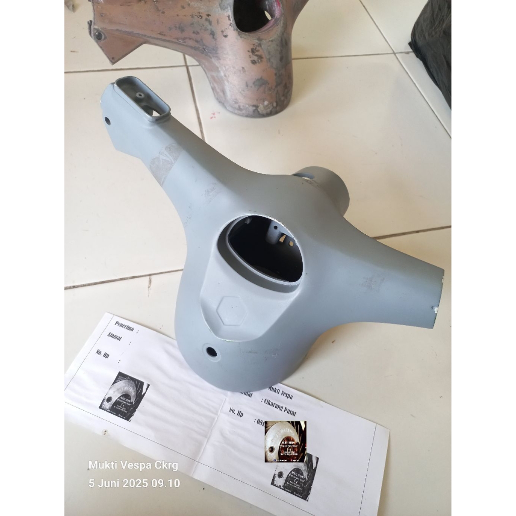 Stang Bagol Vespa Sprint Original Kode 2A , free stick kiri ori NOS chung