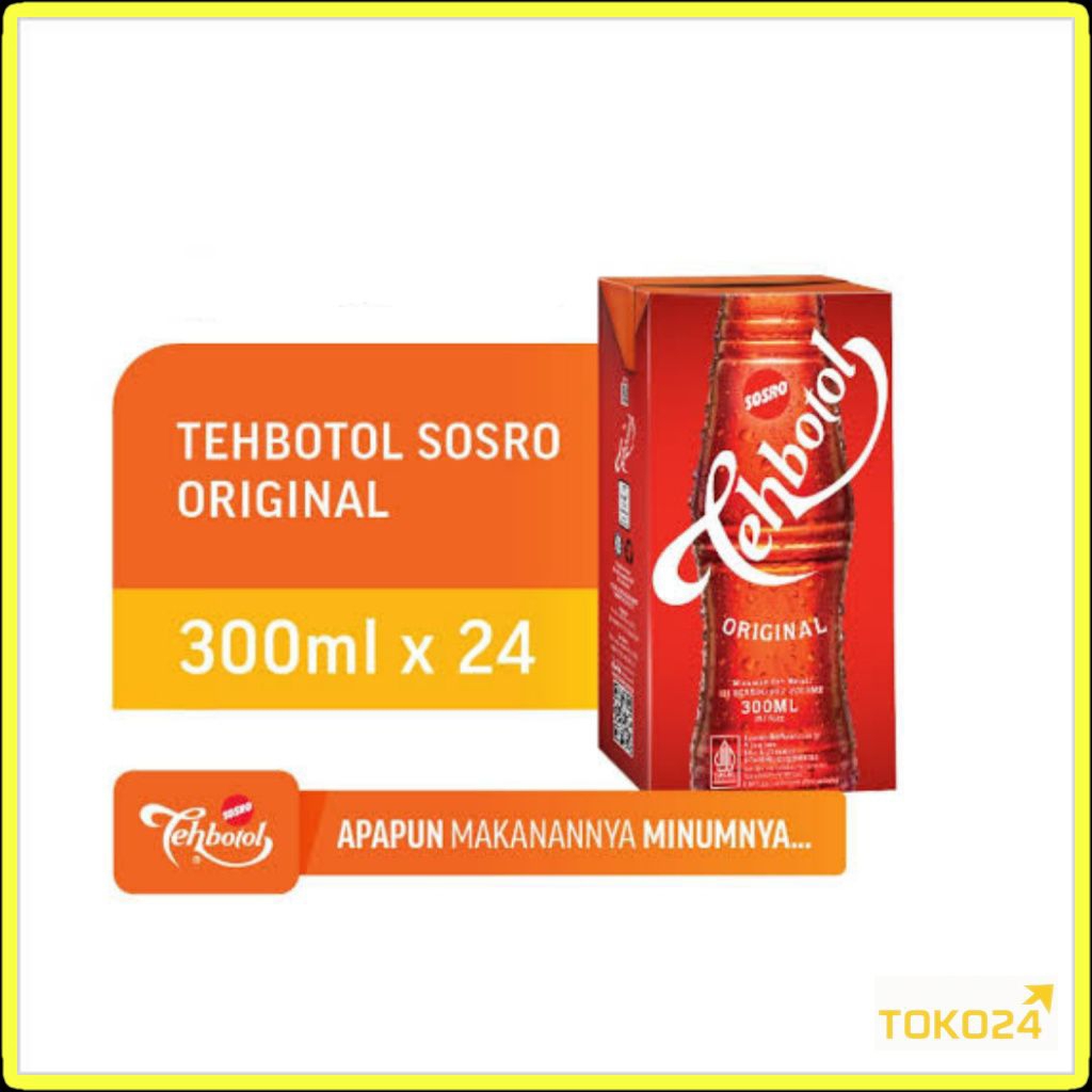 

Sosro Teh Botol Original 300 ml 1 Dus isi 24