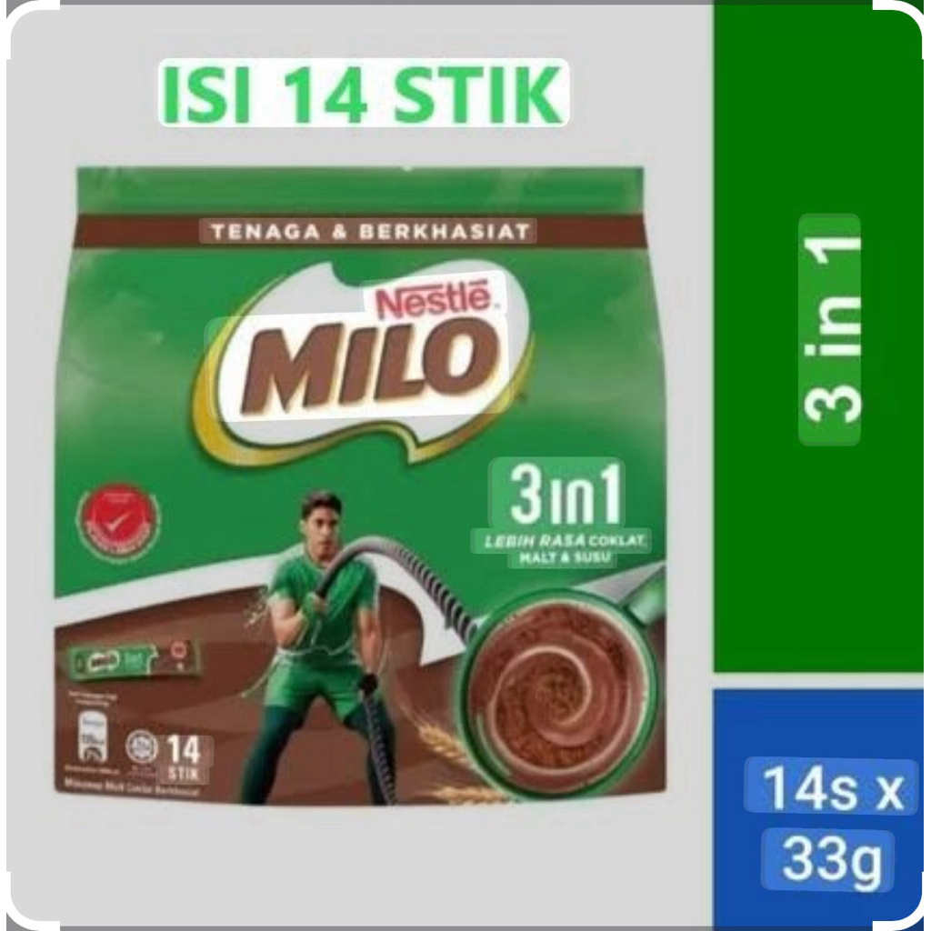 

Milo 3in1 isi 14 stik
