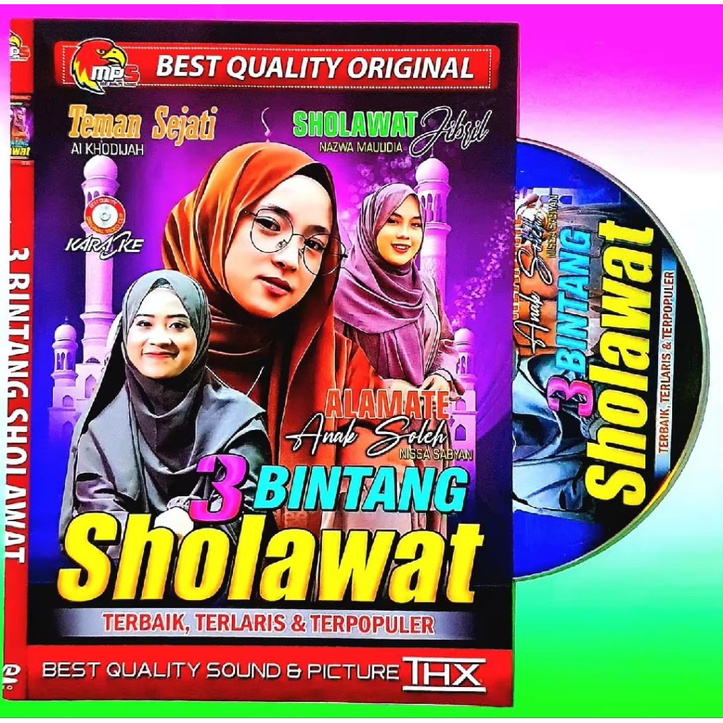 KASET MP5 VIDEO MUSIK LAGU RELIGI SHOLAWAT-LAGU NISSA SABYAN-LAGU AI KHODIJAH-LAGU NAZWA MAULIDA- LA