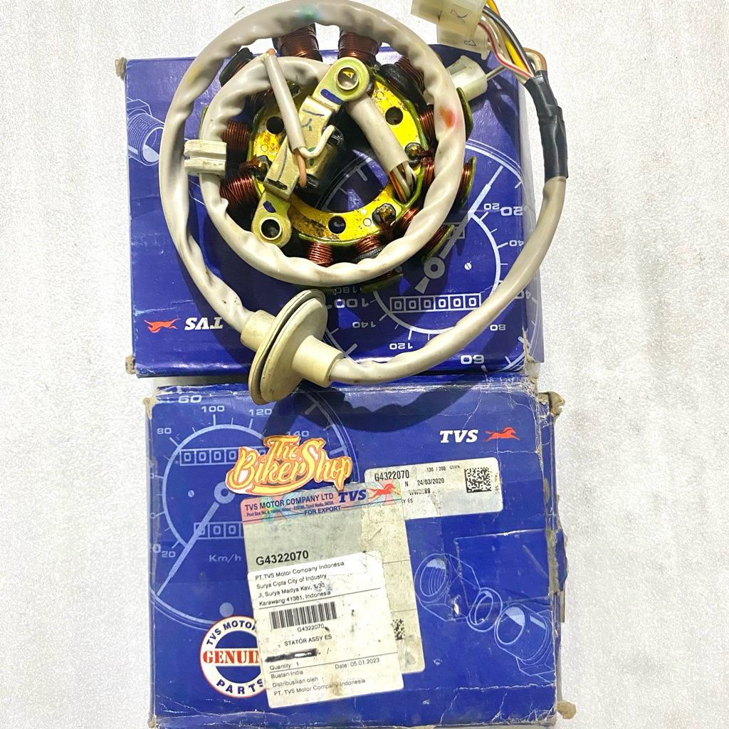 Stator / sepul / spul ES TVS KING Bajaj deluxe Roda 3 Original TVS