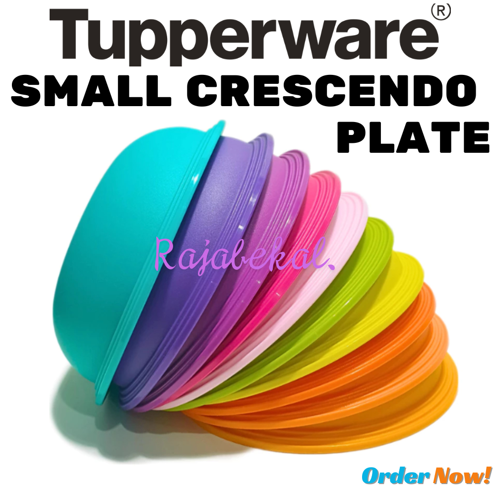 PROMO Tupperware Small Crescendo Plate 400ml