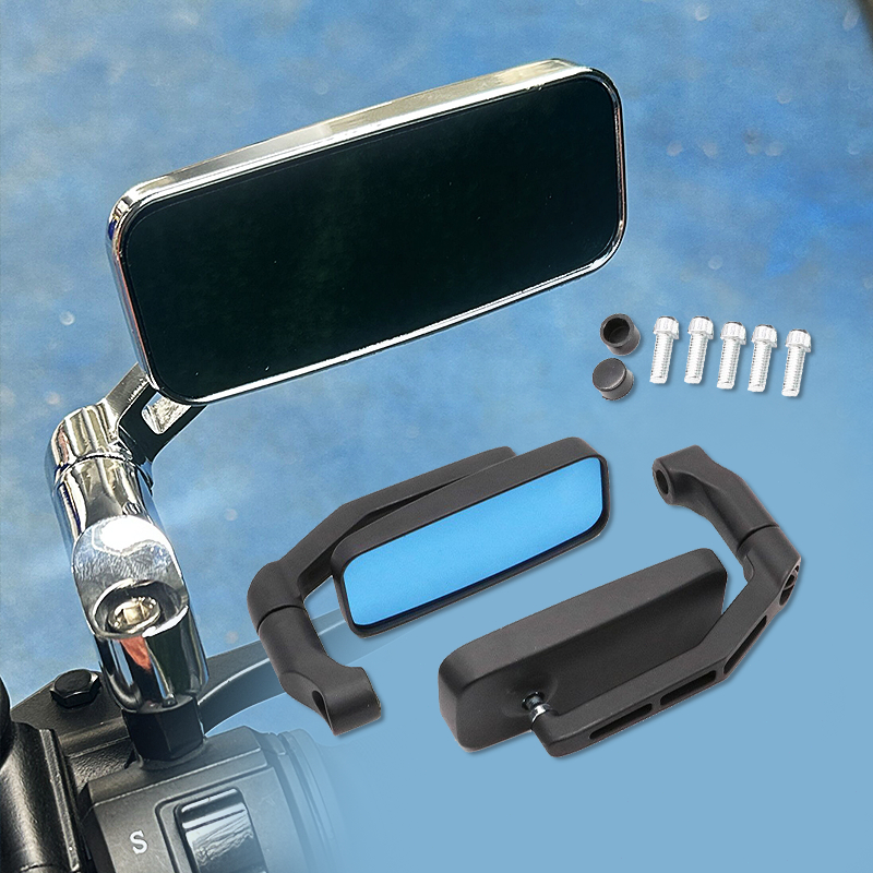 Kaca Spion Sepeda Motor / Spion Motor Lipat Fastbikes / Kaca Spion Dengan Kaca Biru