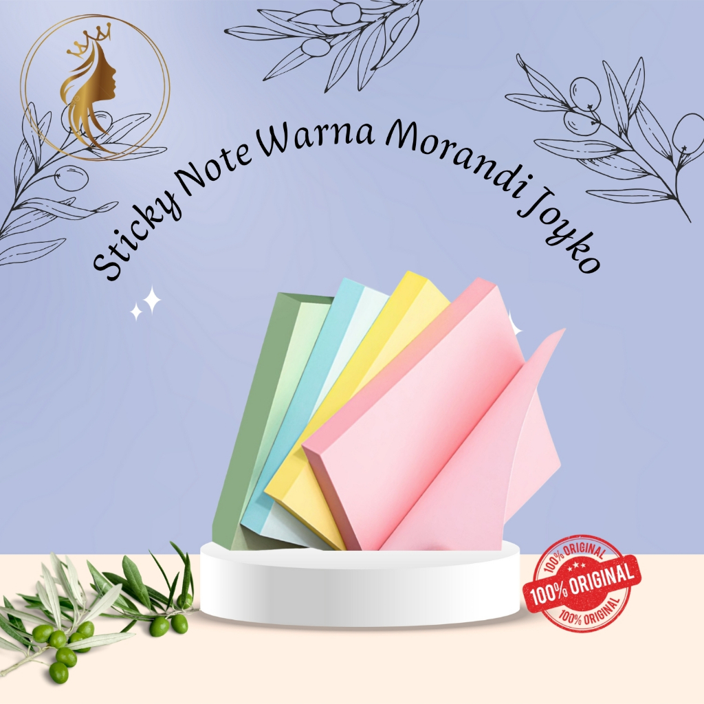 

Sticky Notes Joyko Mms-30 Pastel Colored Sticky Notes 75X75mm / 7.5X7.5cm